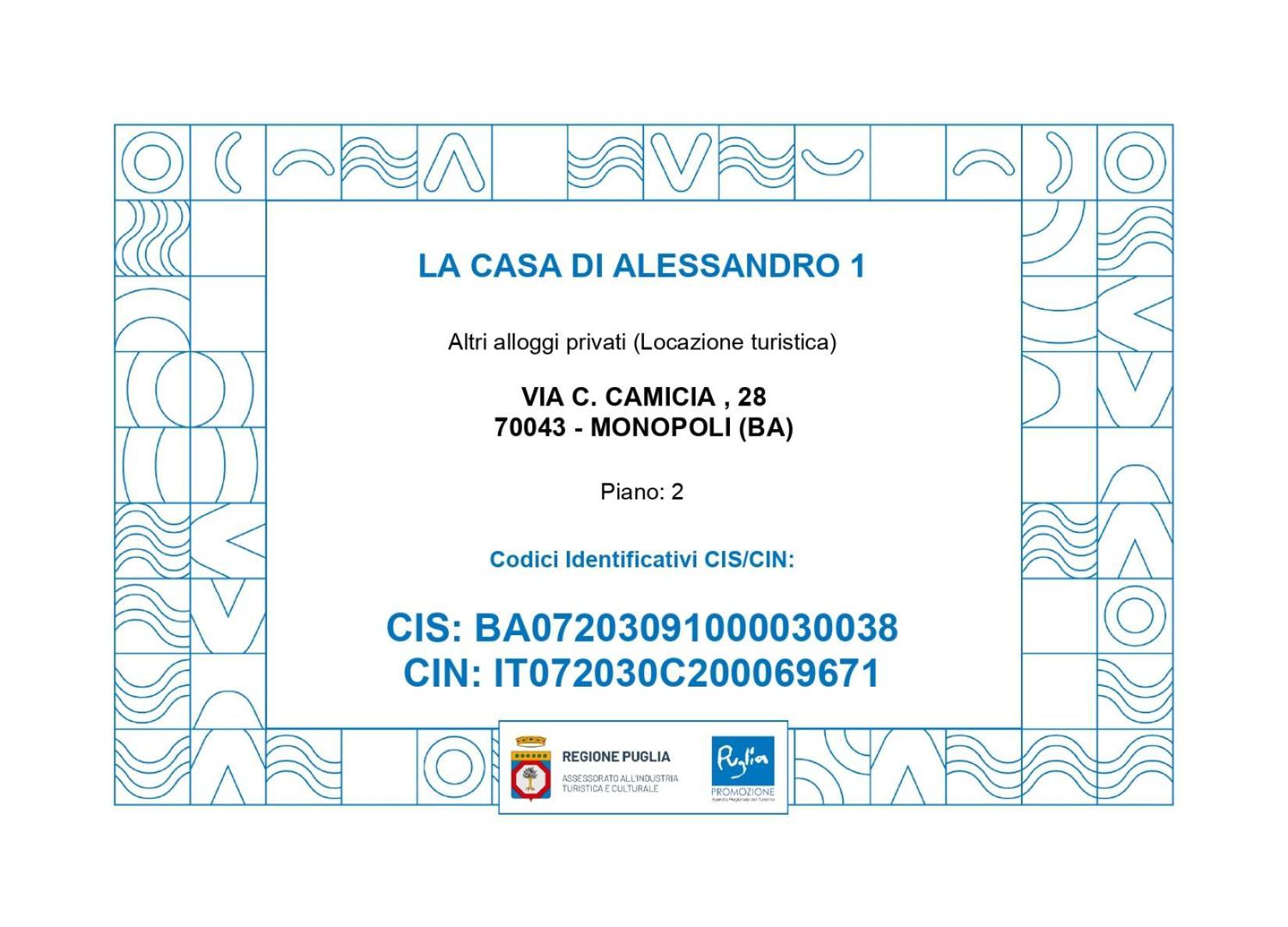 La Casa Di Alessandro Monopoli Exterior photo